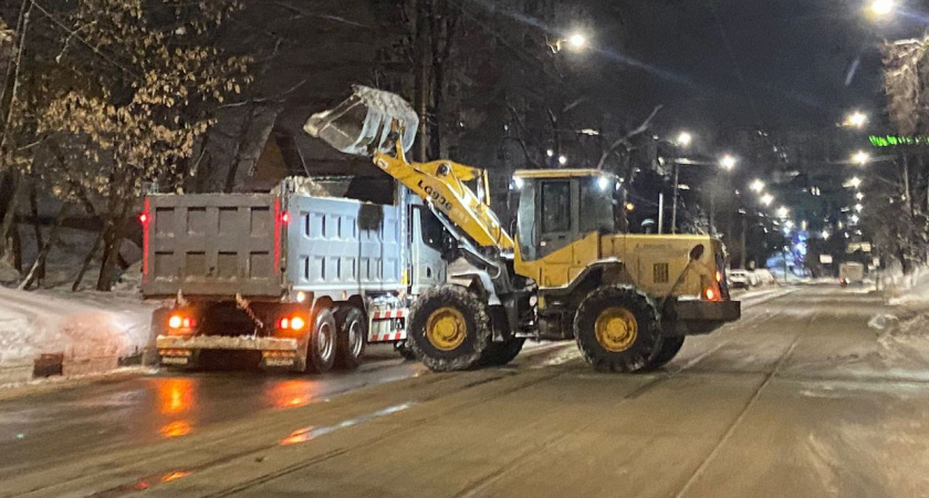 С улиц Нижнего Новгорода вывезли более 60 тысяч кубометров снега за пару дней