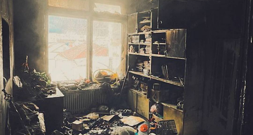 В Выездном пожар уничтожил квартиру и унес жизнь хозяина
