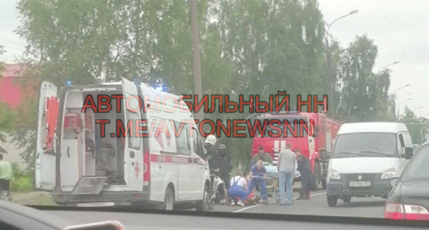 Легковушка и мотоцикл столкнулись в Опалихе 