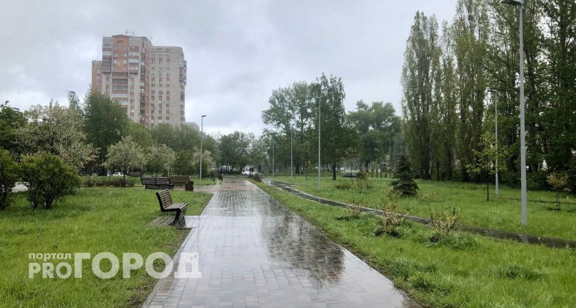 В Нижнем Новгороде все выходные будет идти небольшой дождь