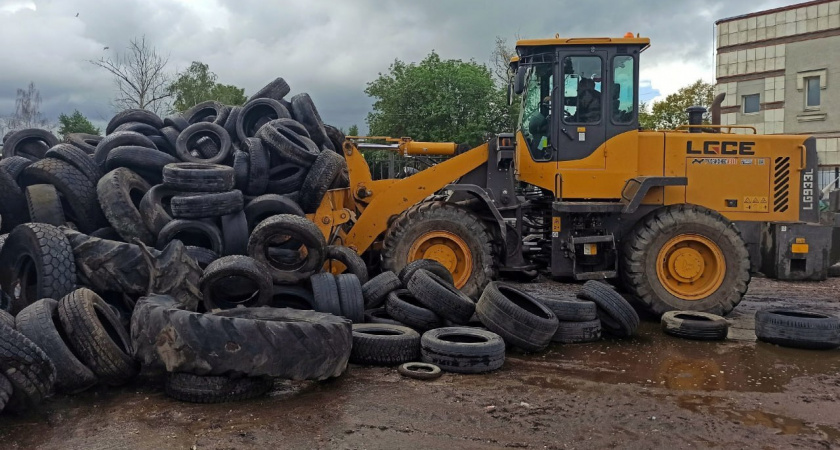 150 тонн старых шин вывезут из Нижнего Новгорода