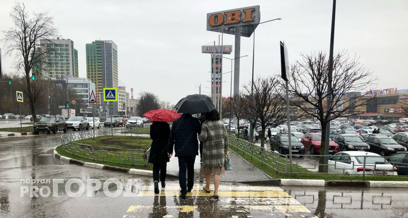 Дождливо и пасмурно будет в воскресенье в Нижнем Новгороде 