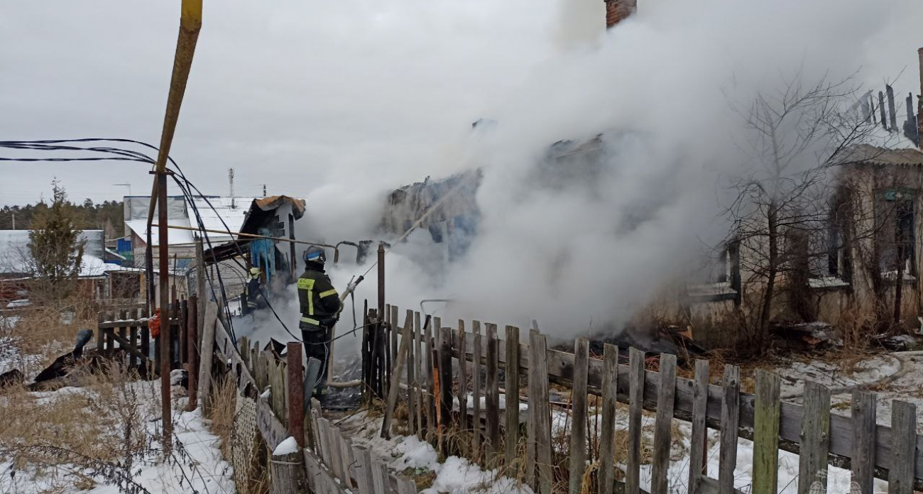 1 января в Борском районе произошел смертельный пожар в жилом доме