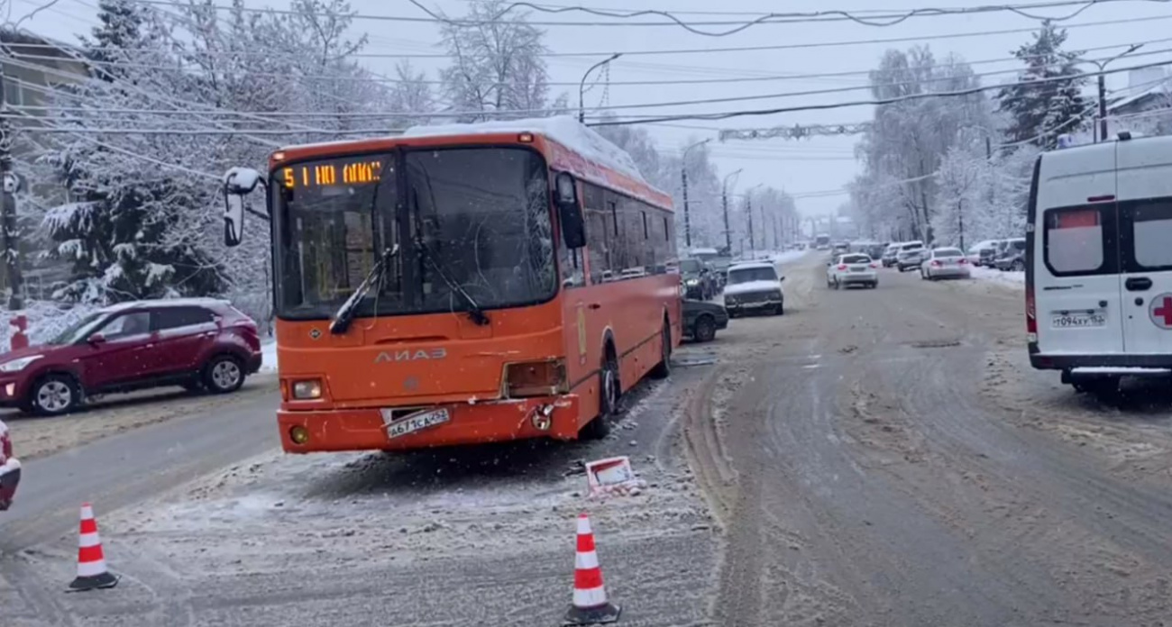 Пассажирка ГАЗели пострадала в ДТП в Арзамасе