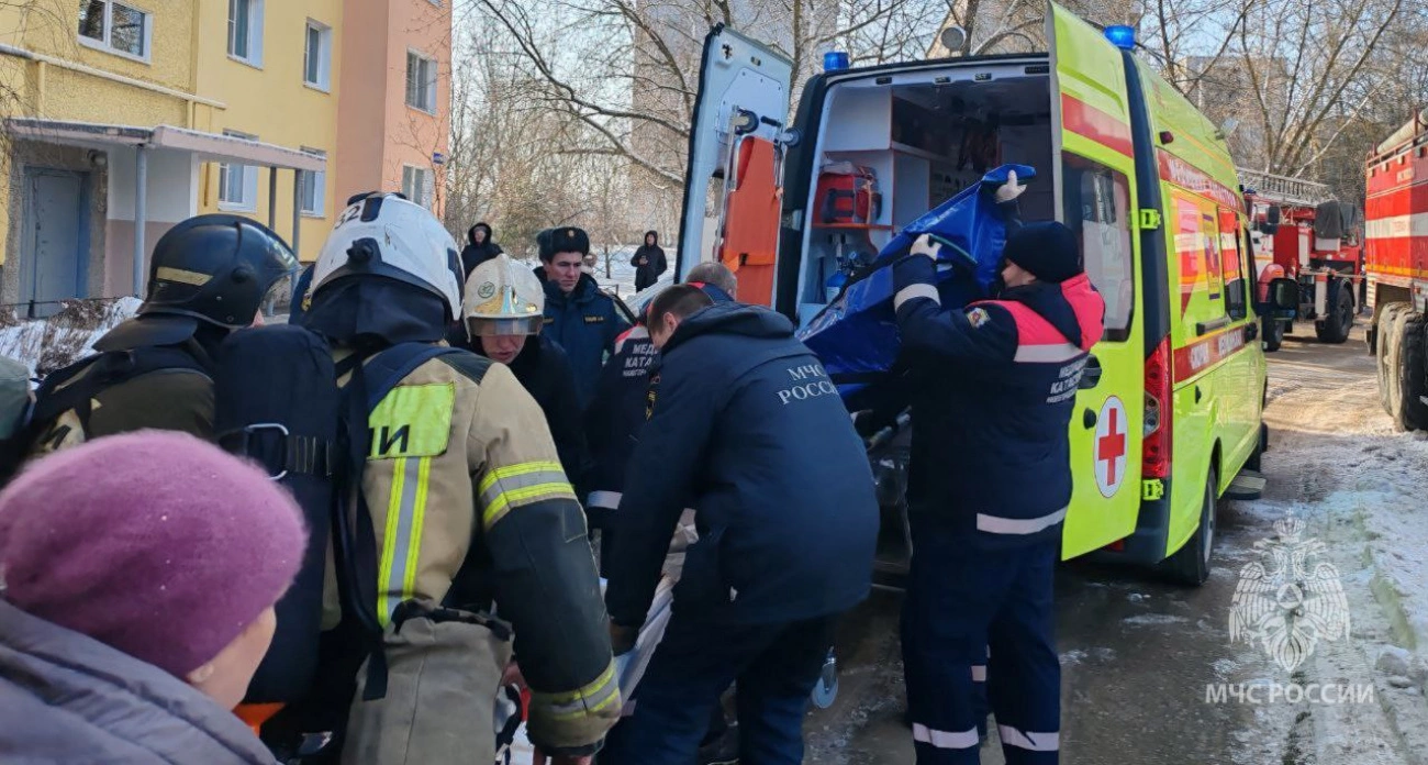 Фото к статье: Пожилая женщина пострадала на пожаре в Нижнем Новгороде
