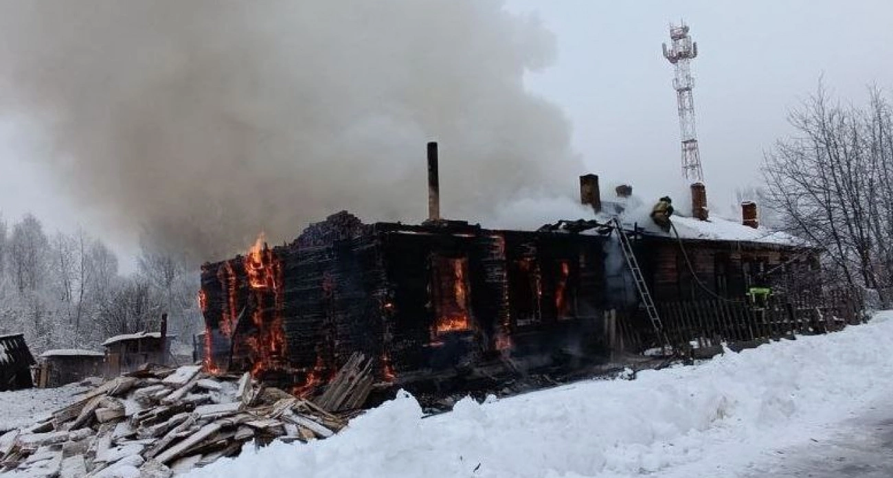 Фото к статье: Мужчина погиб на пожаре в Шахунье