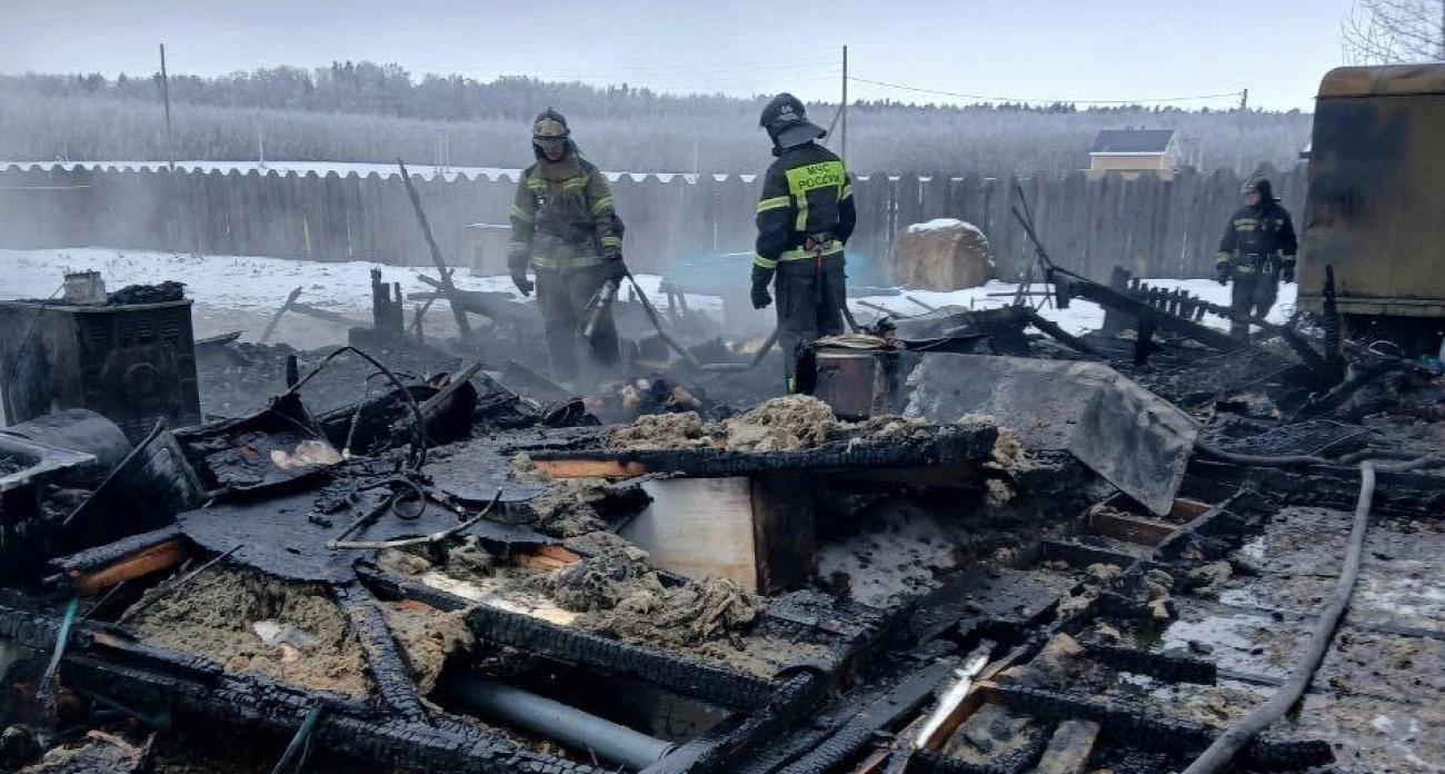 Фото к статье: Мужчина погиб на пожаре в Городецком районе