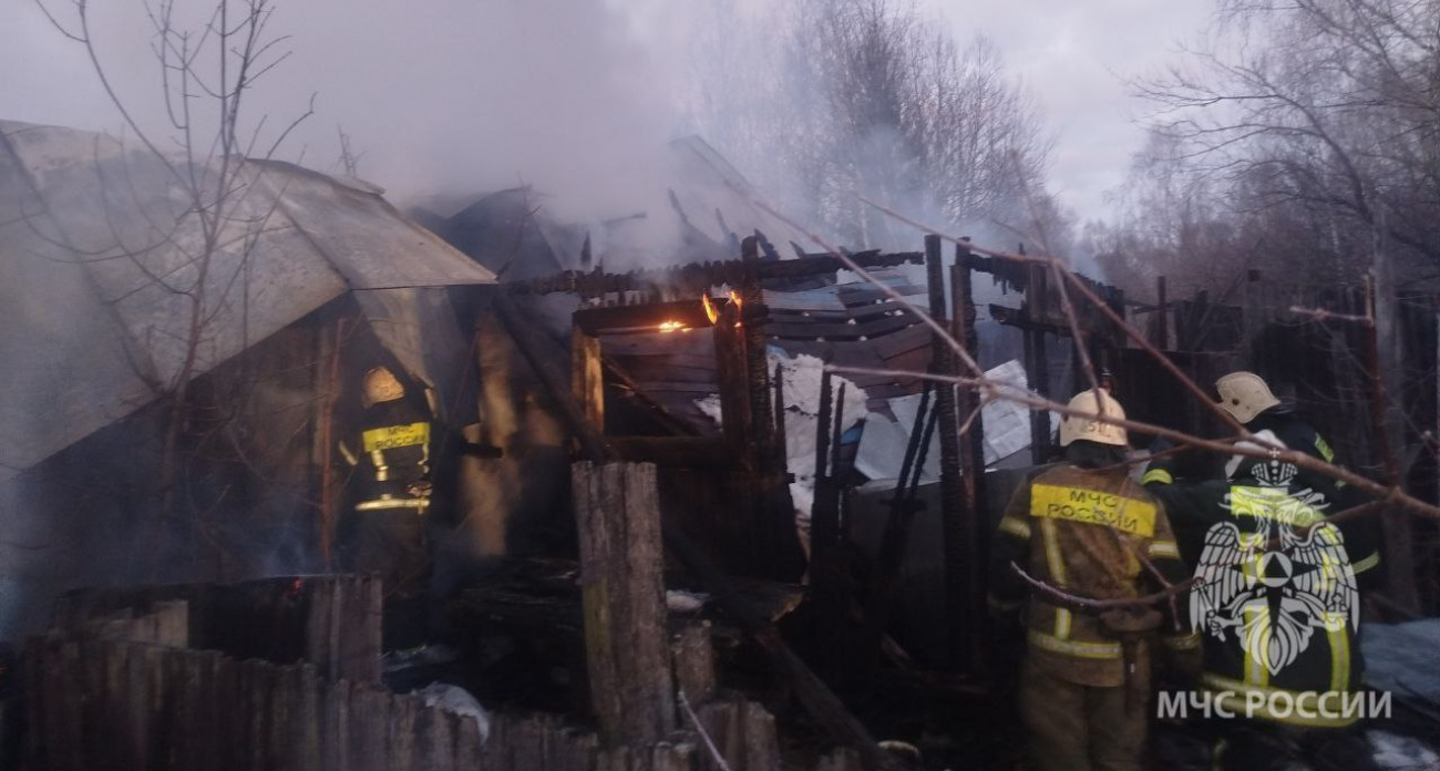 Мужчина погиб на пожаре в Борском районе