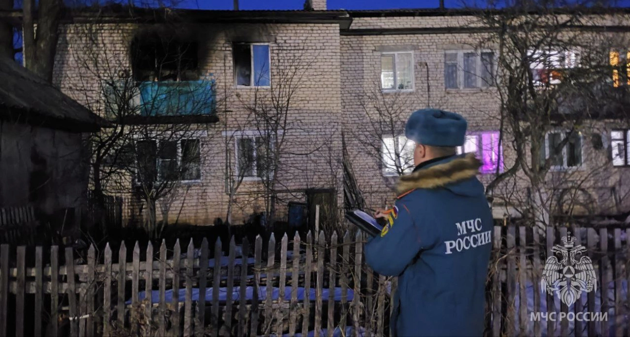 Фото к статье: Женщина погибла на пожаре в Шахунье
