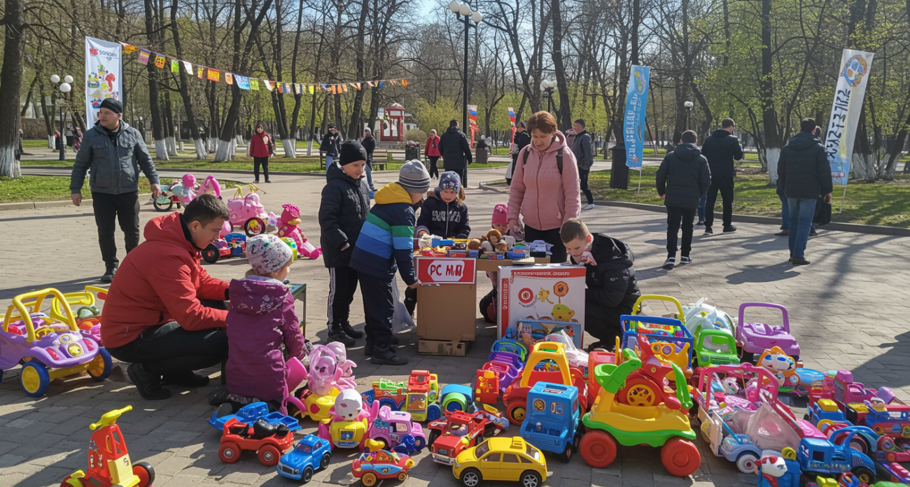 Детский гараж-сейл пройдет в парке Станкозавода 27 апреля