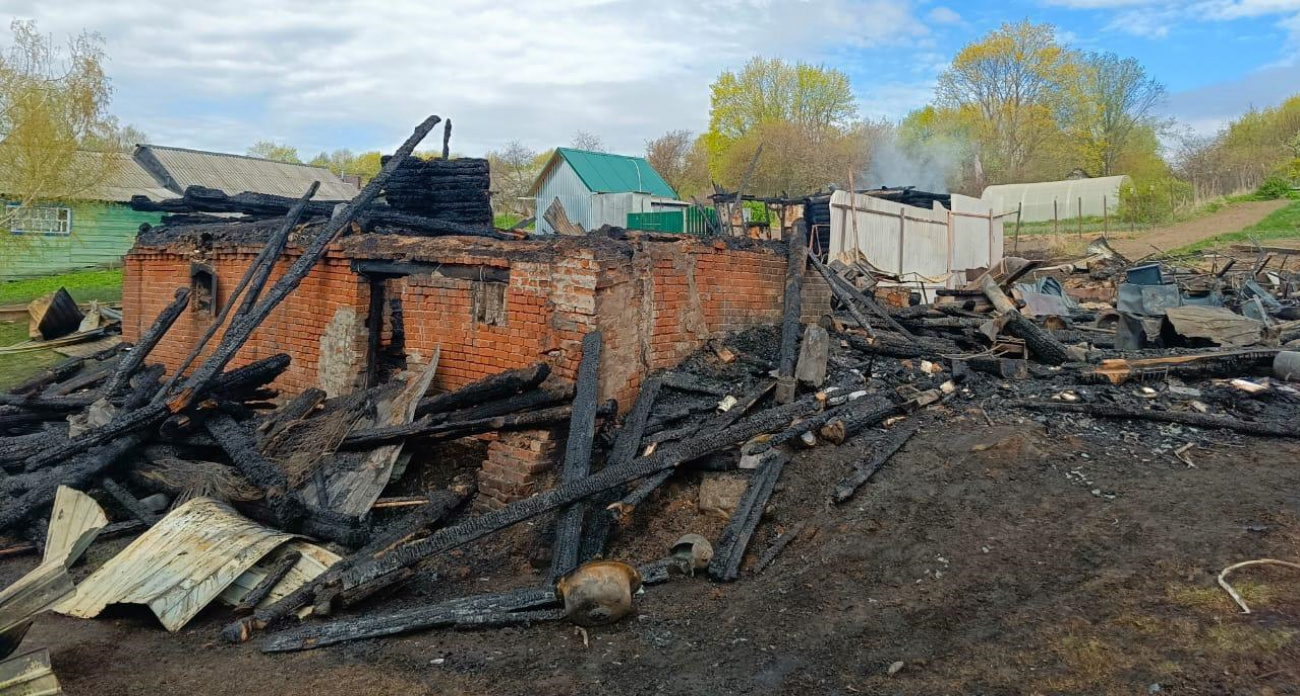В Дальнеконстантиновском районе на месте пожара нашли тело 78-летнего мужчины