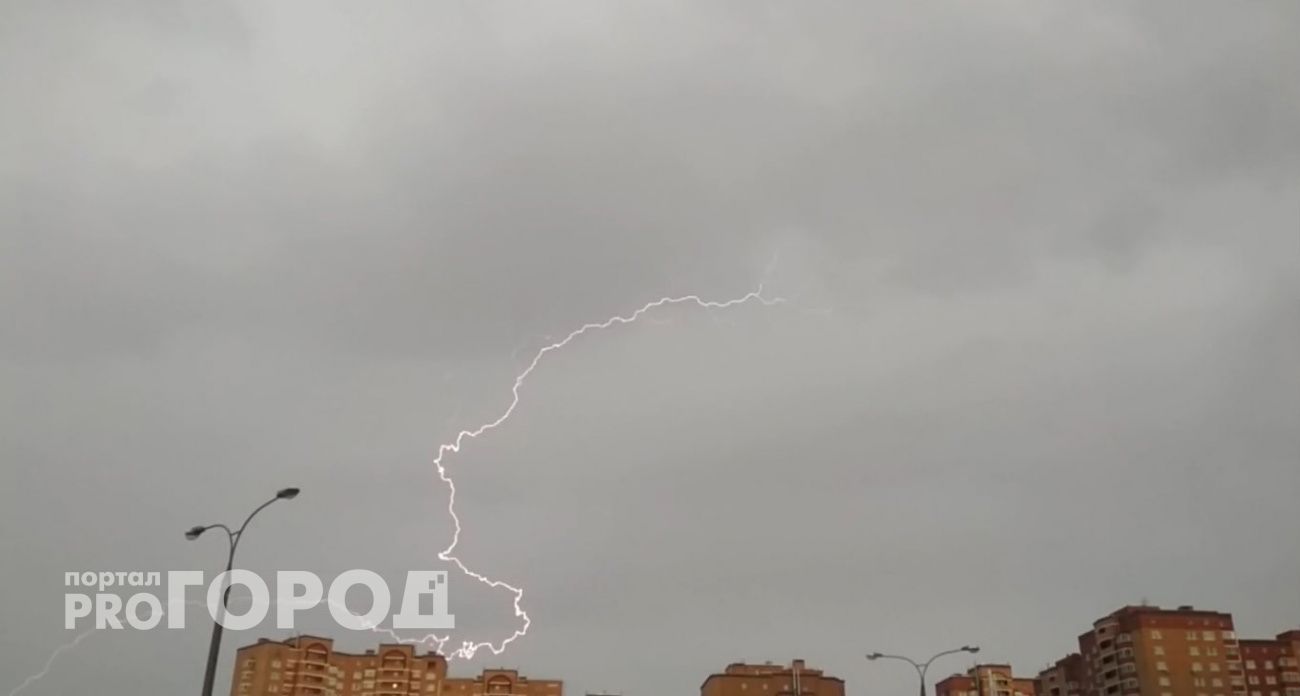 Во вторник Нижний Новгород ожидает дождь с грозой