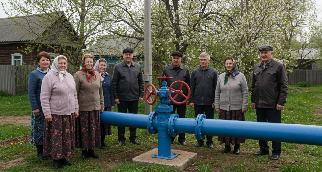 Фото к статье: Три села в Нижегородской области подключили к газу