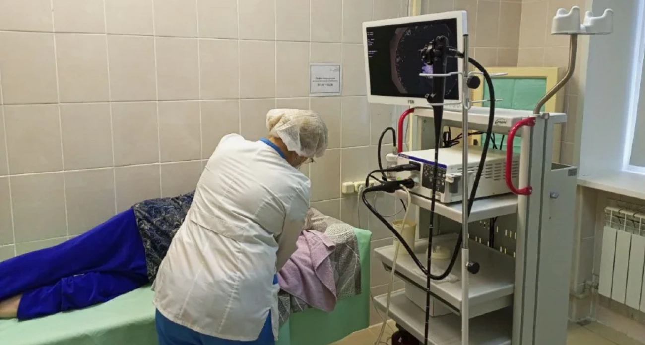 Фото к статье: Киселихинский областной госпиталь для ветеранов войн оснастили современной эндоскопической техникой