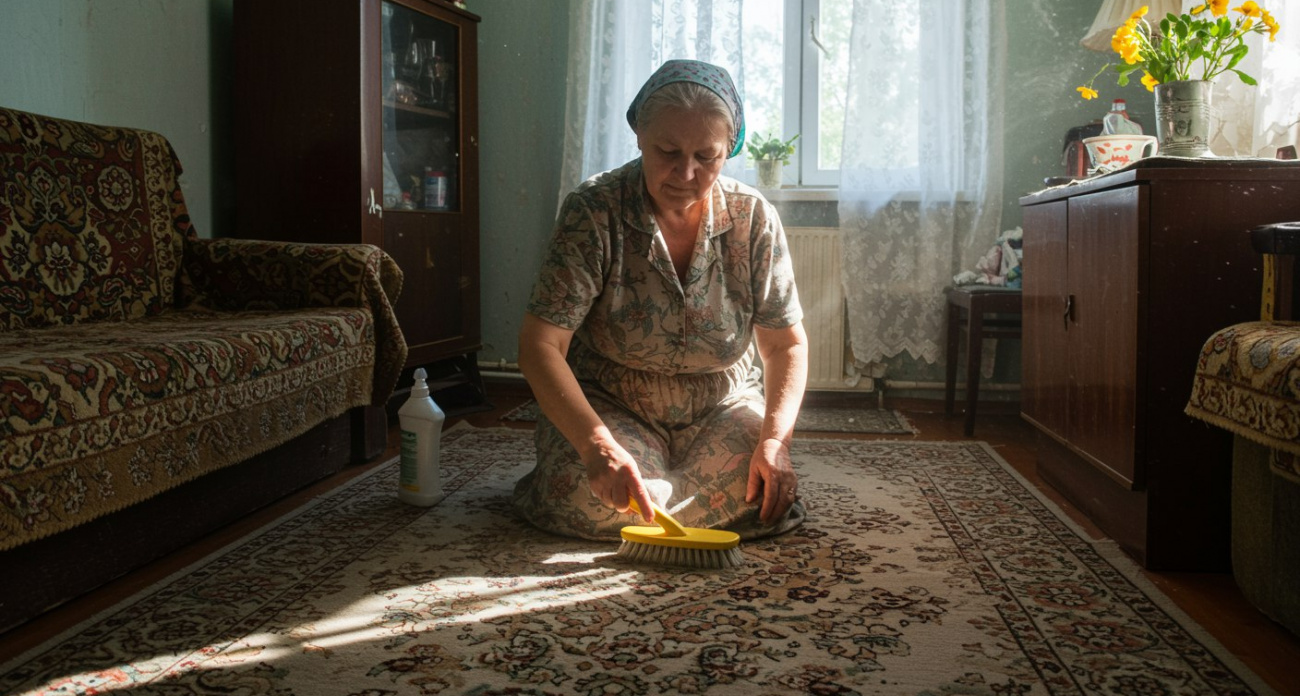 Сдует все пылинки: всего один трюк — и ковер сияет как после химчистки