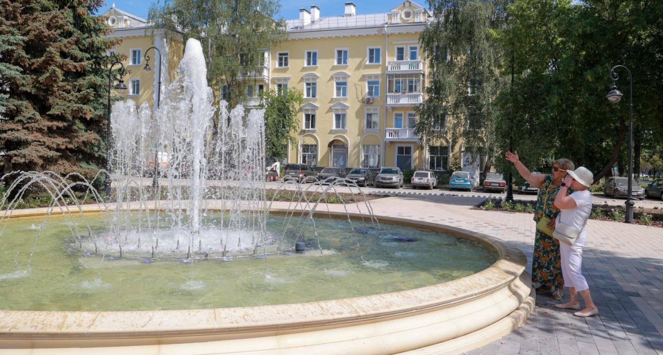 В Нижнем Новгороде запустили еще один фонтан после нескольких лет простоя