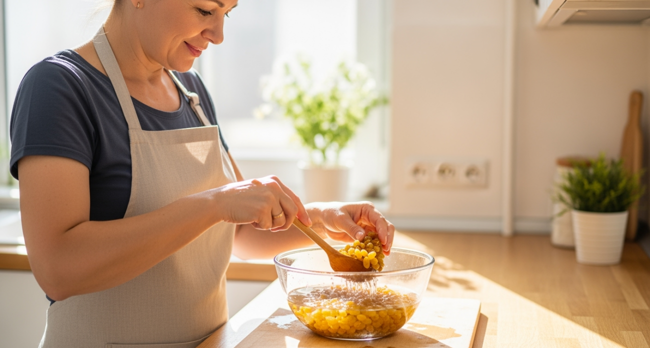 1 столовая ложка — и вся грязь и жирный налет с изюма исчезнут моментально: опытные хозяйки очищают сухофрукты только этим способом