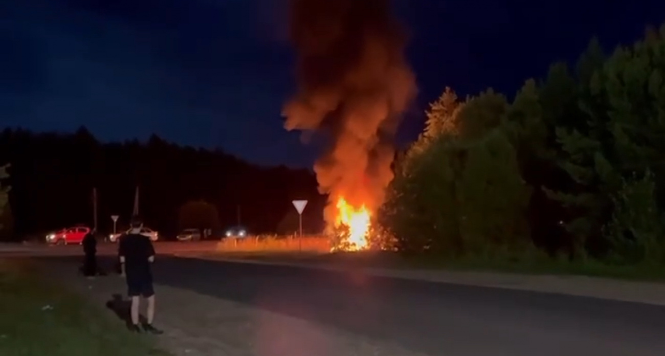 По пути в Саратов из Нижнего Новгорода столкнулись две иномарки: одна машина загорелась, пострадал ребенок