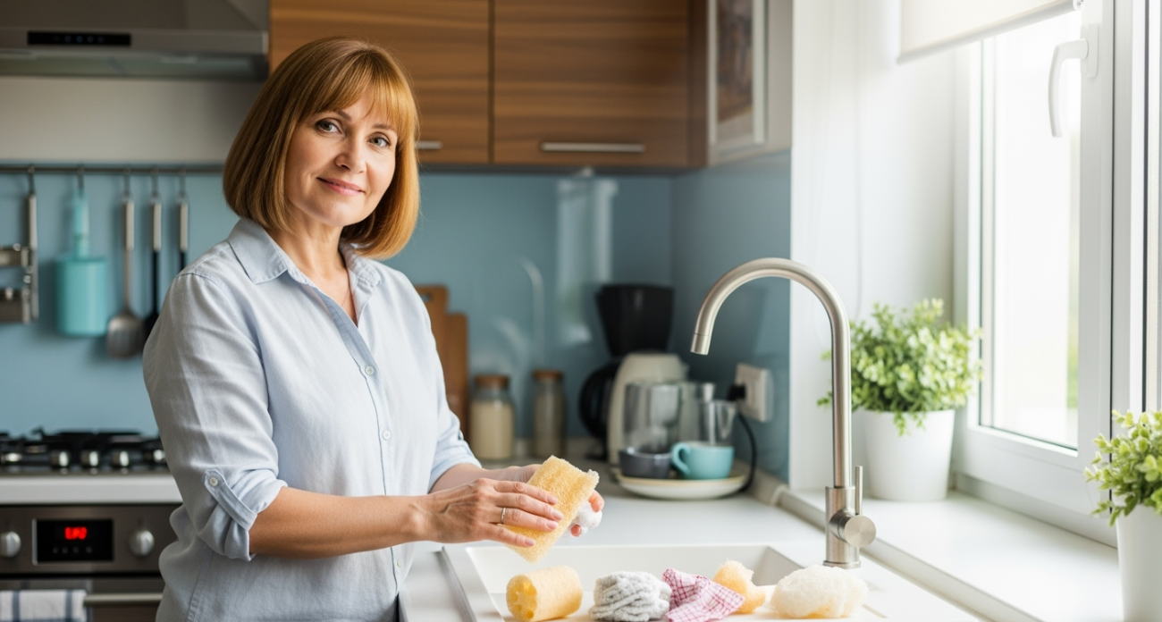 Забыла про вонючие губки для мытья посуды навсегда: нашла, чем их заменить вообще без расходов - необычное, но гениальное решение
