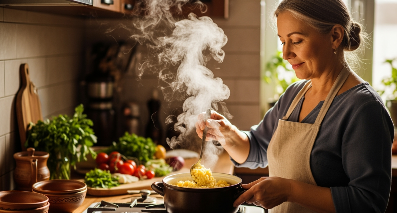 Вот так готовят идеальную пшенную кашу - пуховая: не вязкая, не клейкая, вкусная