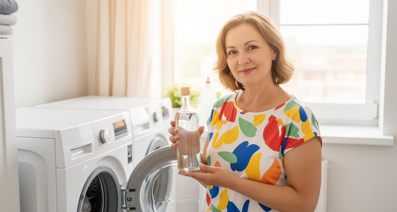 Почему я добавляю уксус в стиральную машину и при этом неплохо экономлю. Жаль, что я не знала этого раньше
