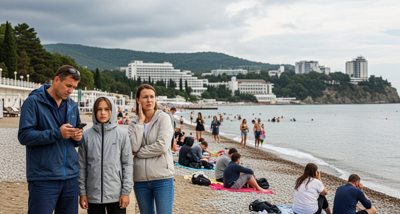 Курорт дорогого разочарования: море прохладное, вип-зоны пустые, люди жмутся на узкой полосе, еда по цене трюфелей