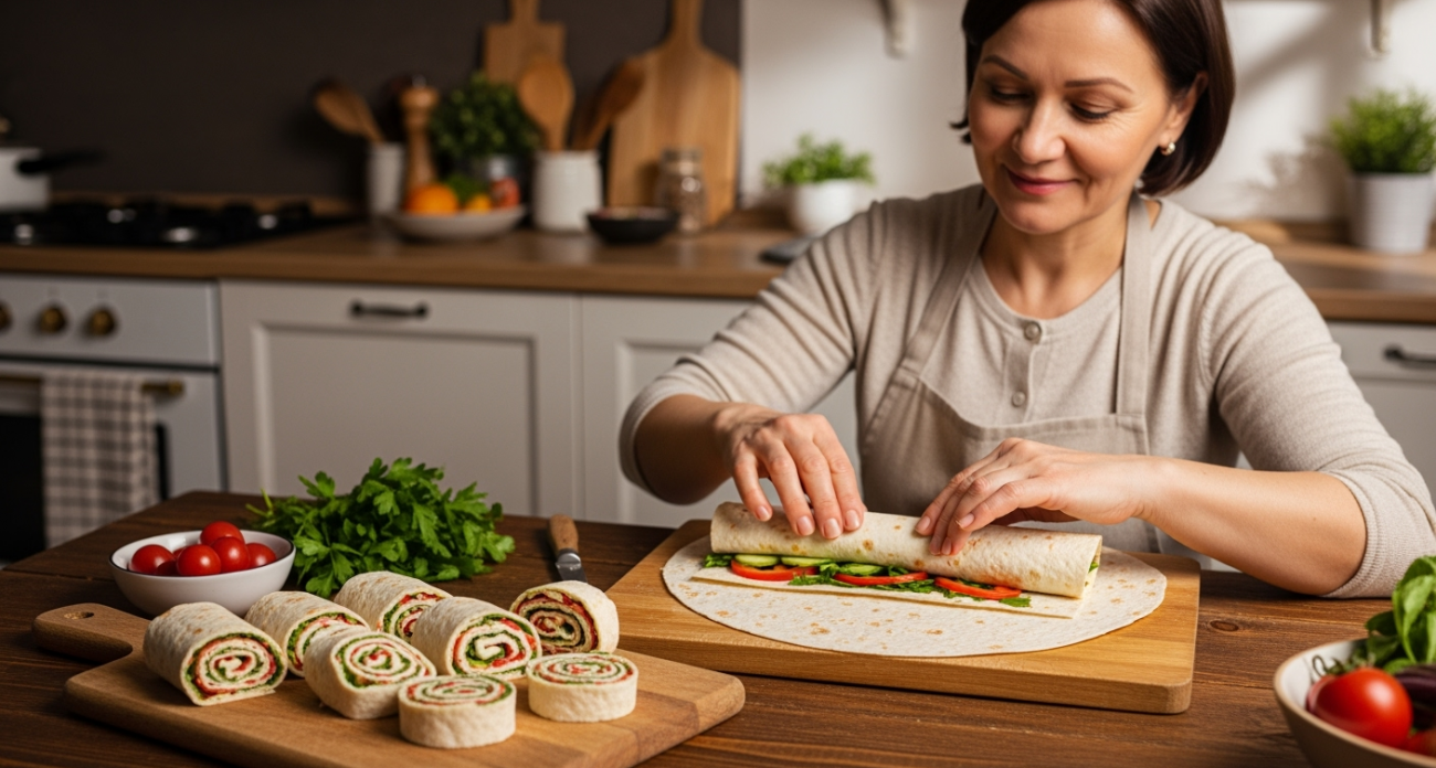 Быстро, просто и очень вкусно: берем лаваш и готовим аппетитные рулетики — сметут со стола в один миг