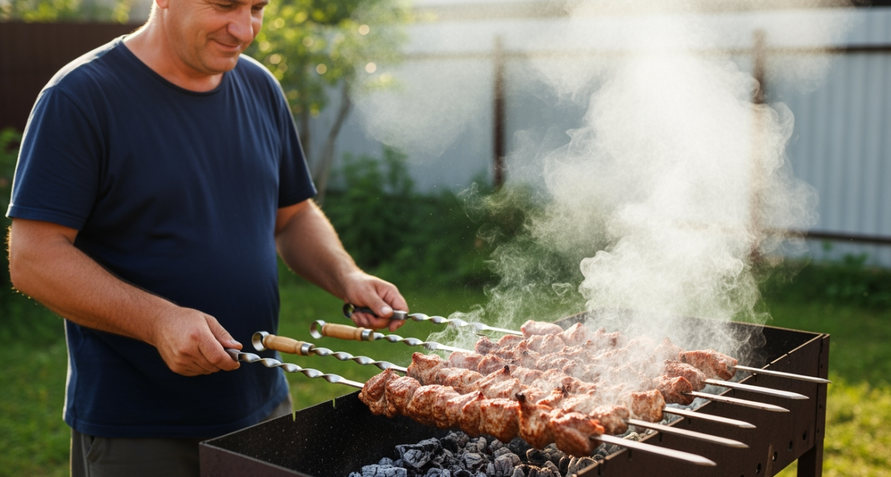 Вот как грузины готовят мясо для шашлыка - забудьте об уксусе, майонезе и соевом соусе. Просто тает во рту