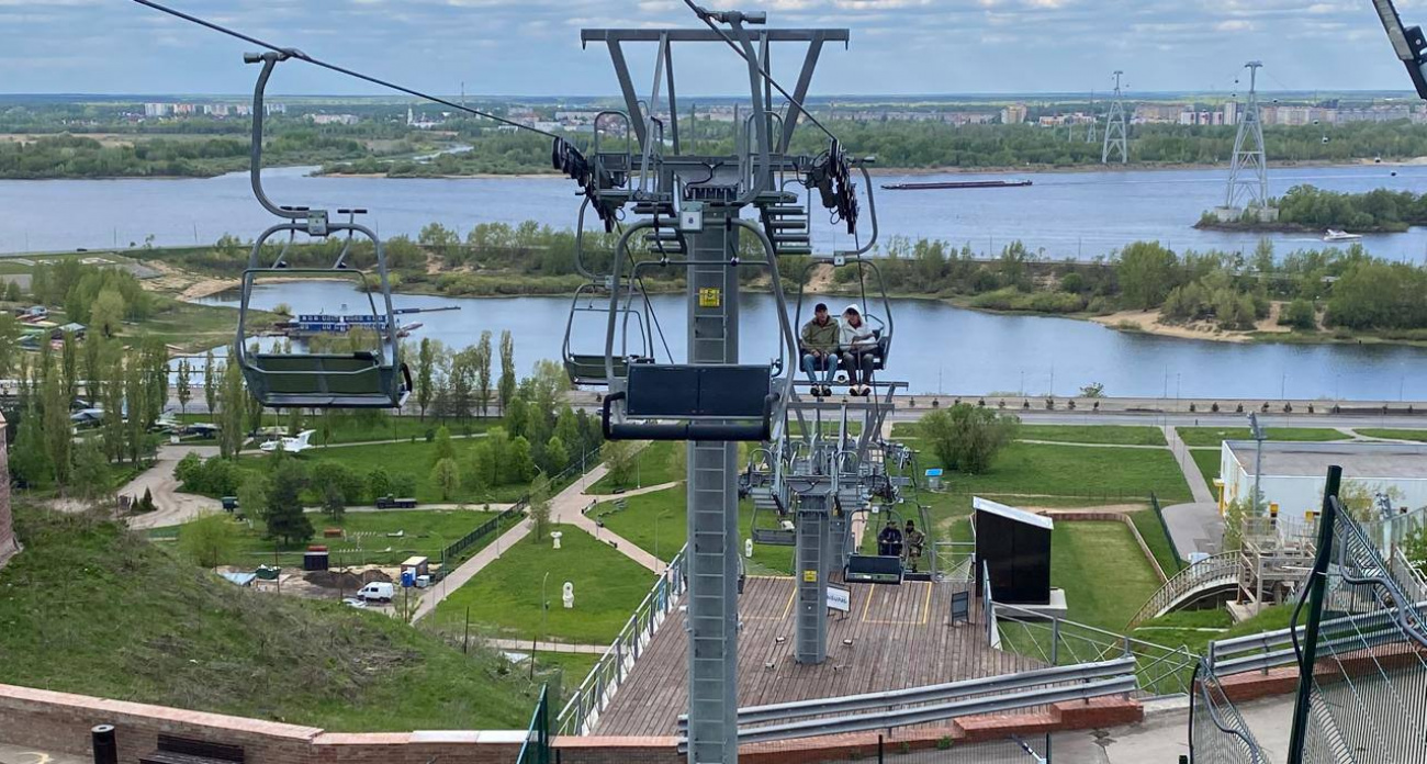 Нижегородцы несколько дней не смогут прокатиться на канатном подъемнике на Сенной