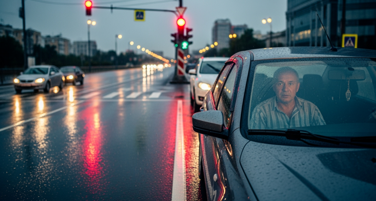ГАИ разъяснила - как поступить, если вы уже пересекли стоп-линию и загорелся красный сигнал светофора
