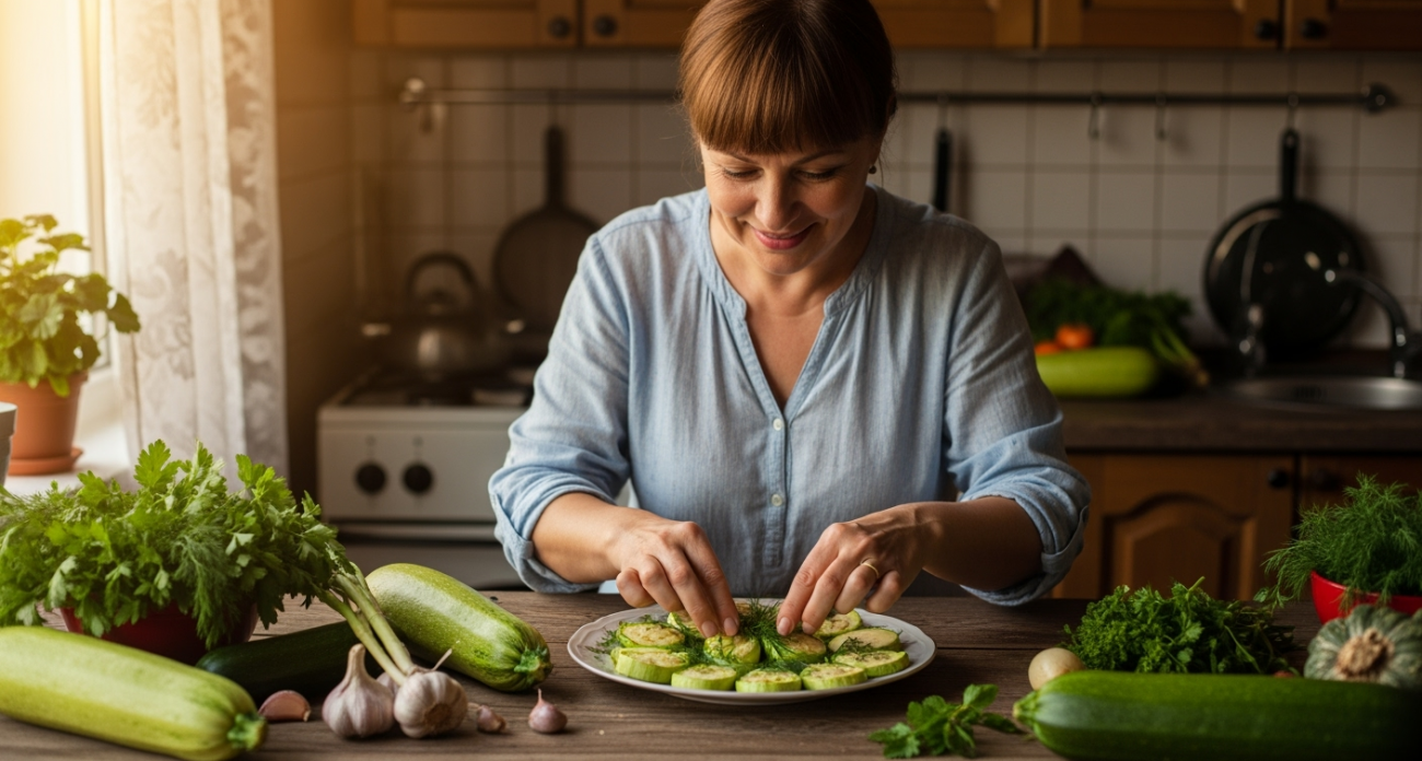 Забудьте жарку и запекание кабачков: гениальная закуска к мясу за 15 минут покорит любых гостей