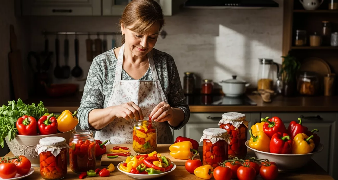 Фото к статье: Лечо за 10 минут без уксуса и варки: секрет 30 банок на зиму от опытной хозяйки