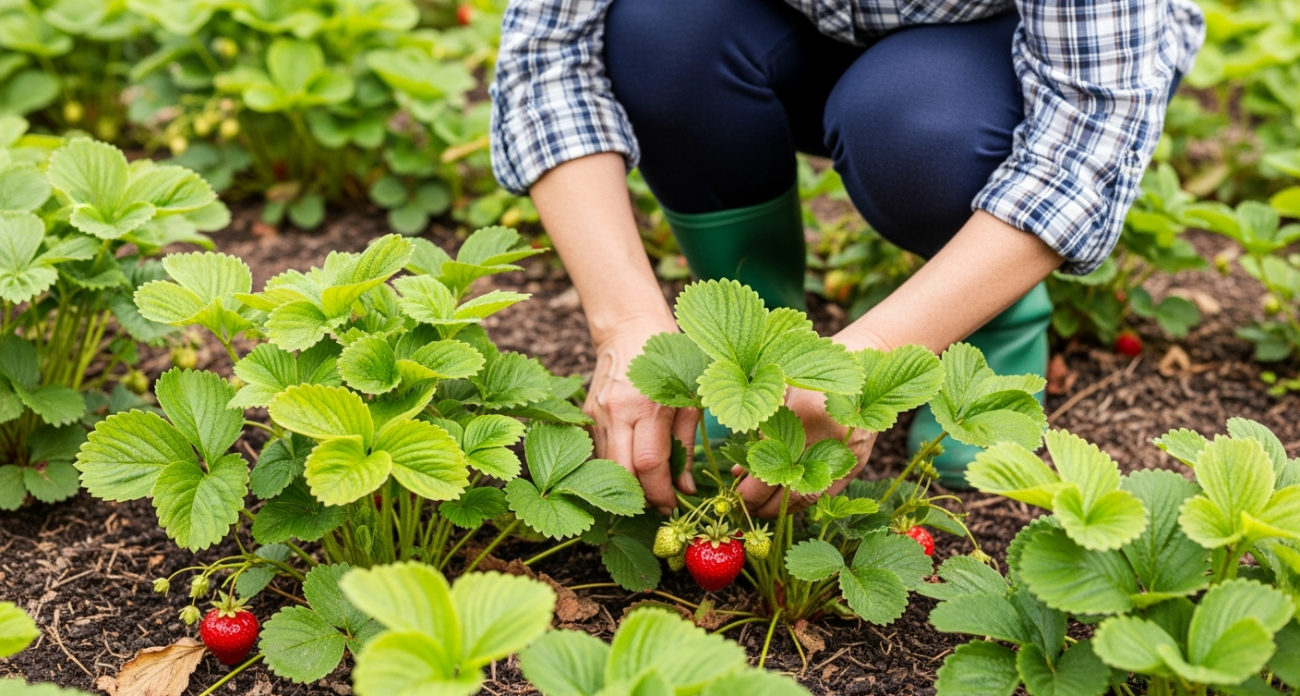 В августе подкармливаю клубнику 3 раза — секрет богатого урожая на будущий год