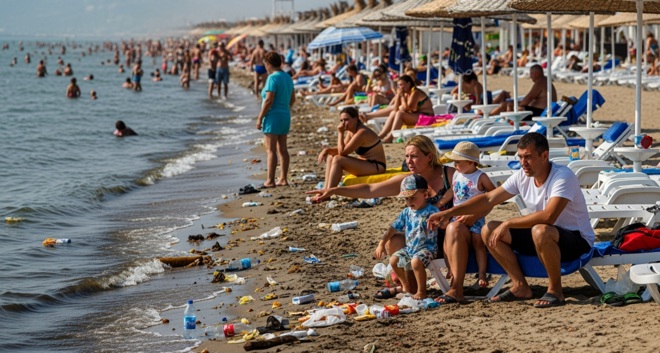 Российские туристы шокировали честным отзывом о Черном море: грязная вода и дикие люди