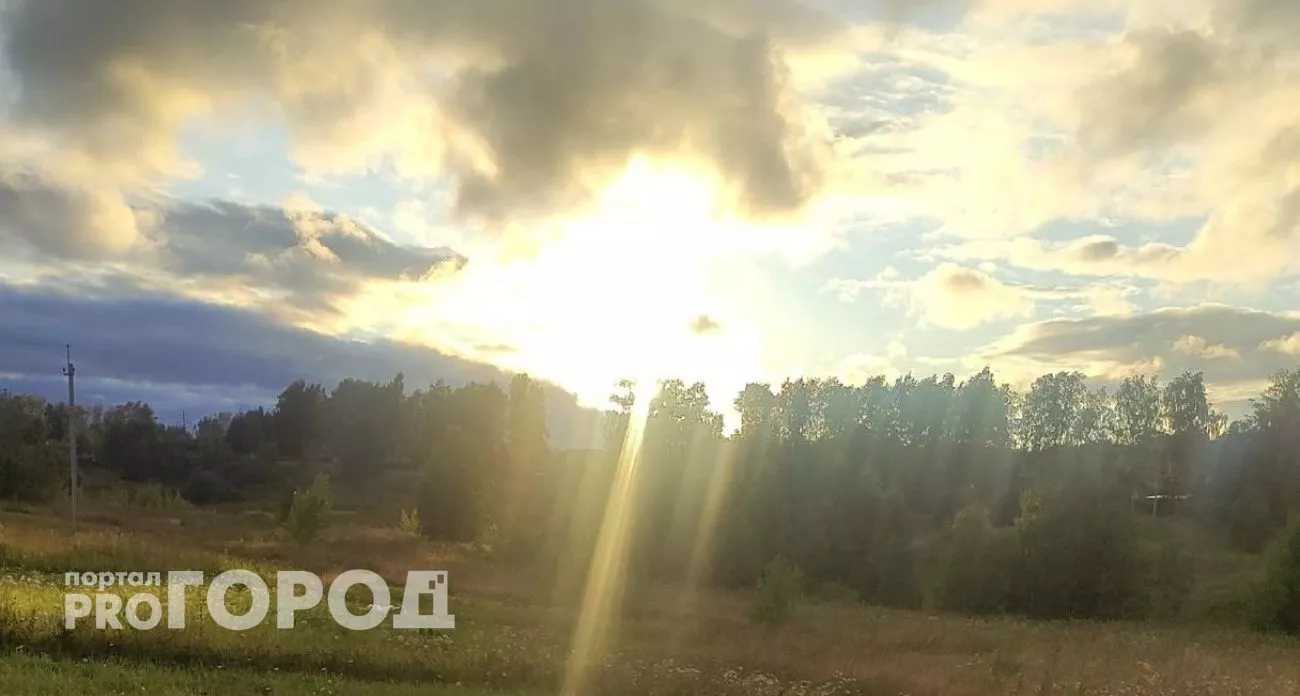 Фото к статье: Солнце сквозь ливни и облака - из Нижегородской области уходит тепло: под конец недели температура опустится до +13