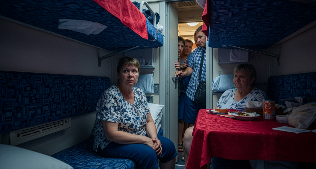 «Что такого, это родственники» — к соседке по СВ пришли трое из плацкарта