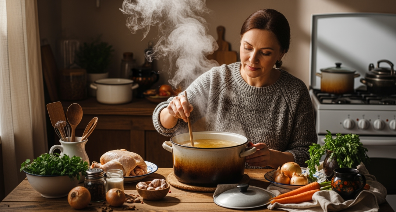 Куриный бульон: 4 ошибки, которые мы считаем правилами — узнайте, как нас научили варить неправильно