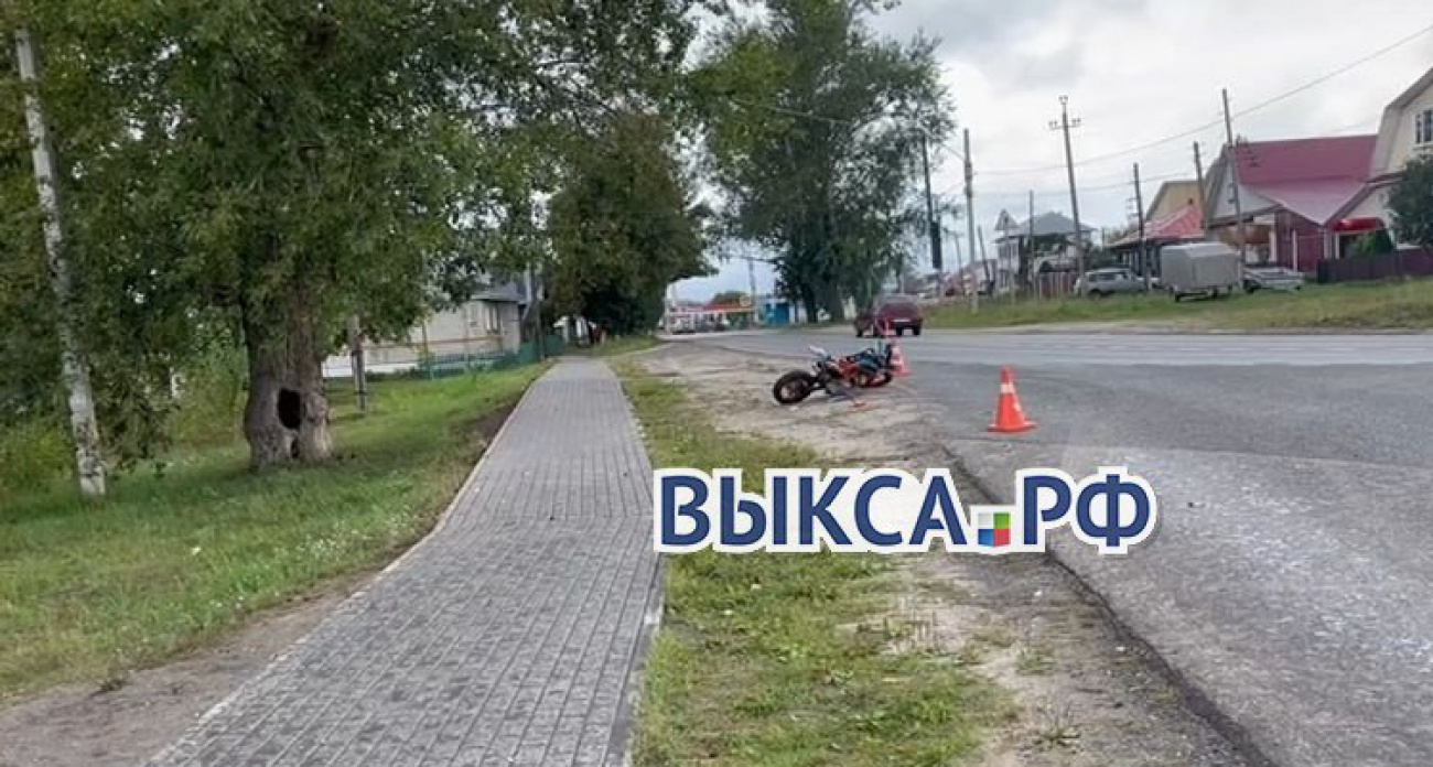 В Выксунском районе 15-летний мотоциклист пострадал в ДТП с Volkswagen Polo