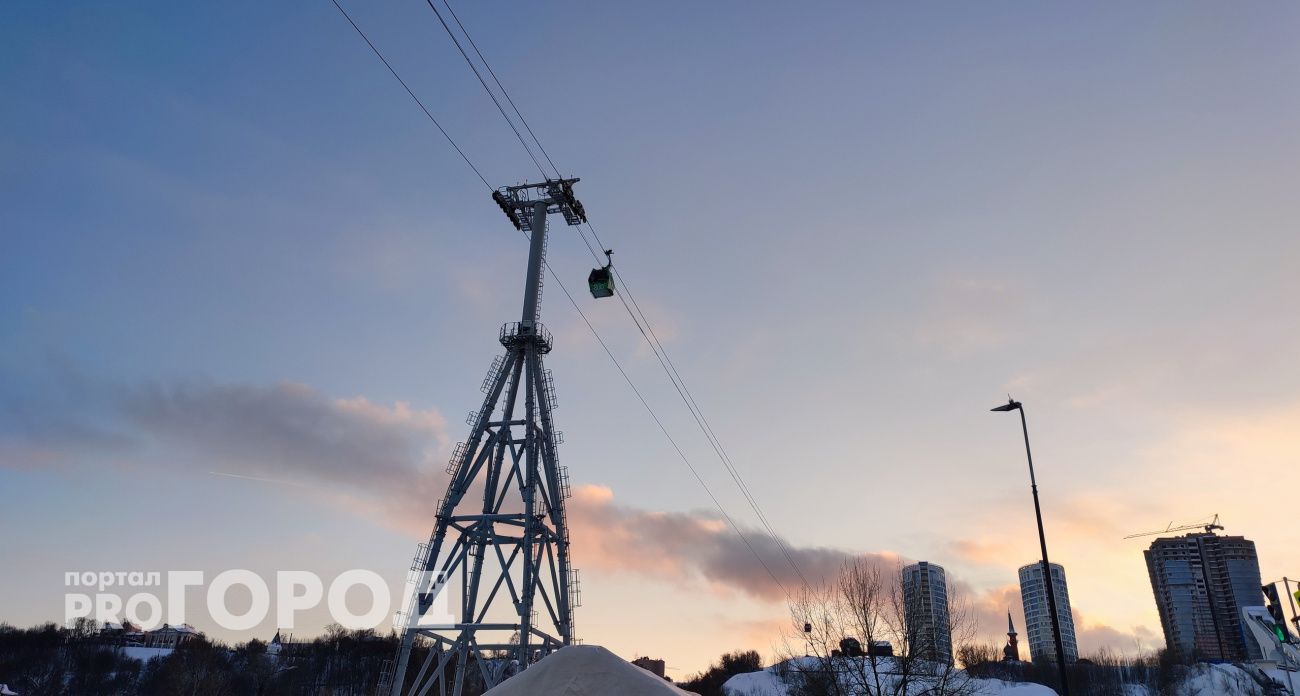 Нижегородскую канатную дорогу переведут на новое расписание с 1 октября