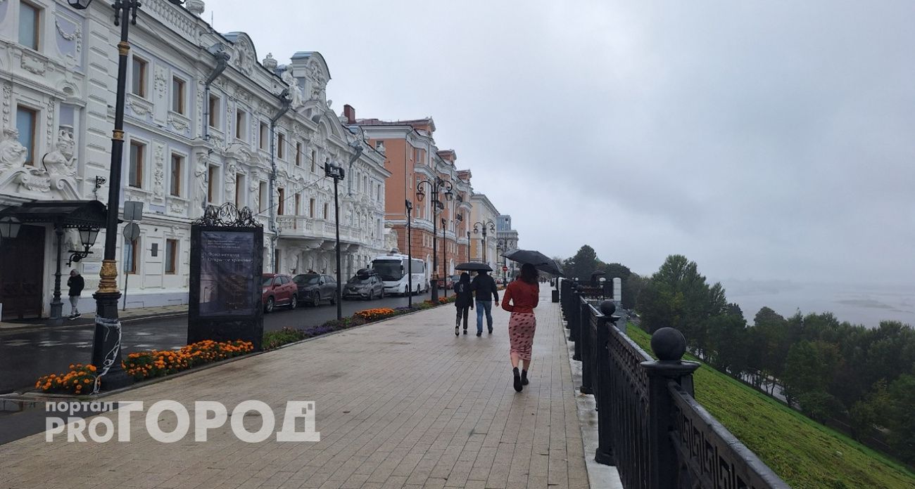 Рабочая неделя в Нижнем Новгороде начнется с дождей