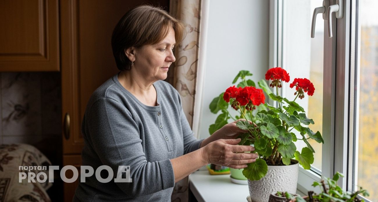 Щепотку в горшок по осени - и герань не узнать: стебли крепкие, листва зеленая и буйное цветение даже зимой