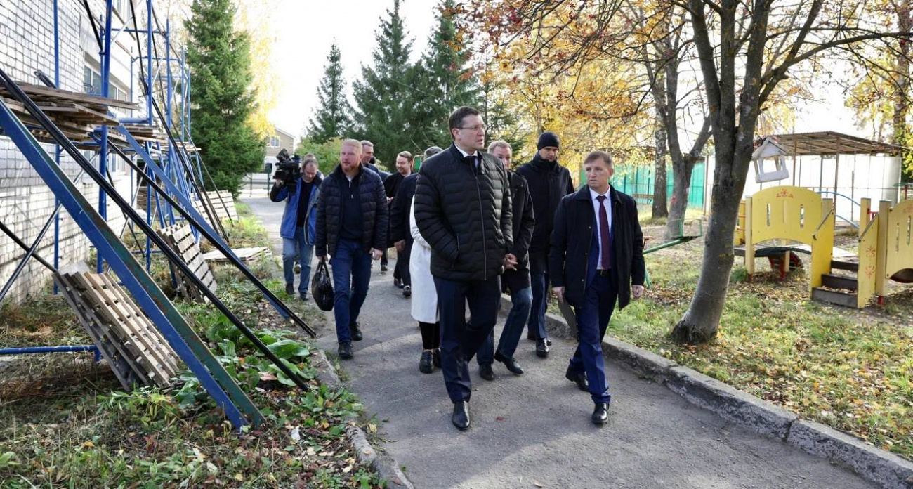 Никитин посетил Вачский район