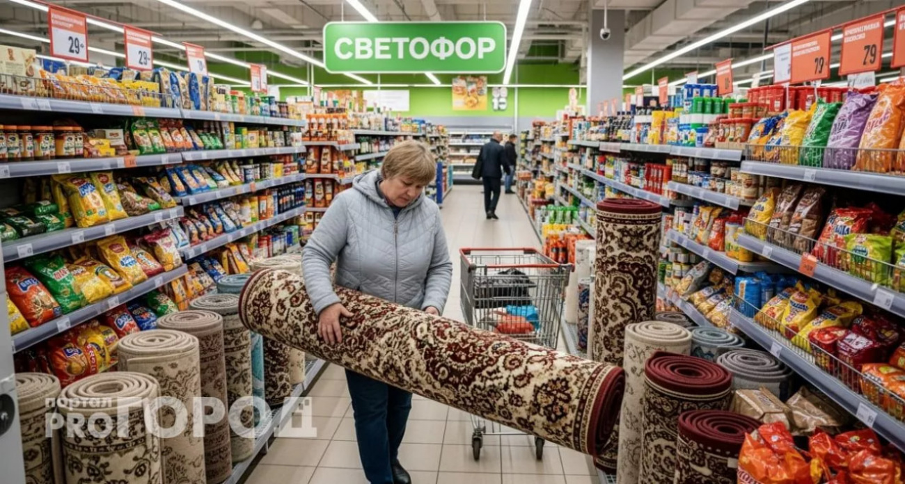 Беру эти ковры в "Светофоре" и иду на рынок: незнающие разбирают, как горячие пирожки