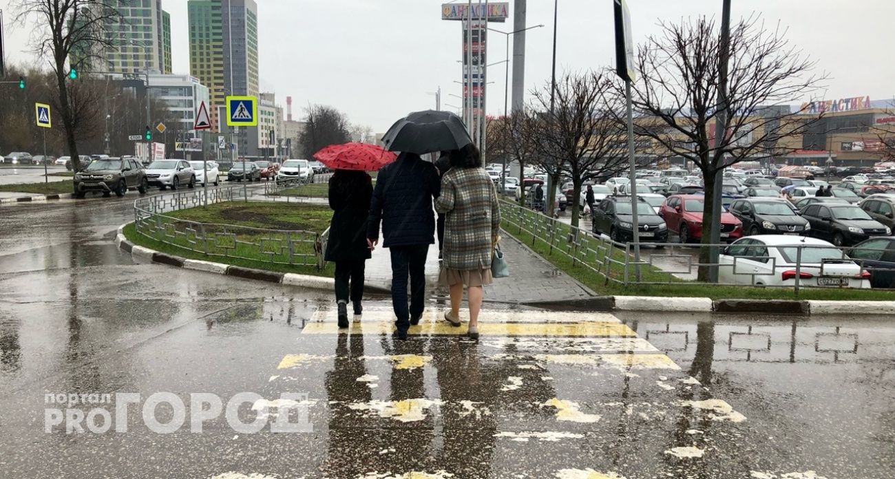 Рабочая неделя в Нижнем Новгороде завершится дождливой погодой