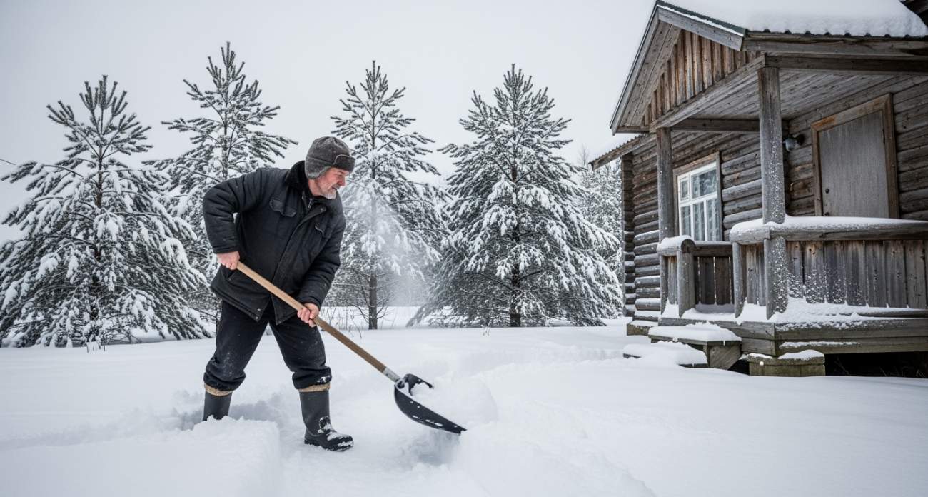 Находчивые владельцы домов снег лопатой давно не чистят - нашли 3 других способа: они лучше и проще во всем