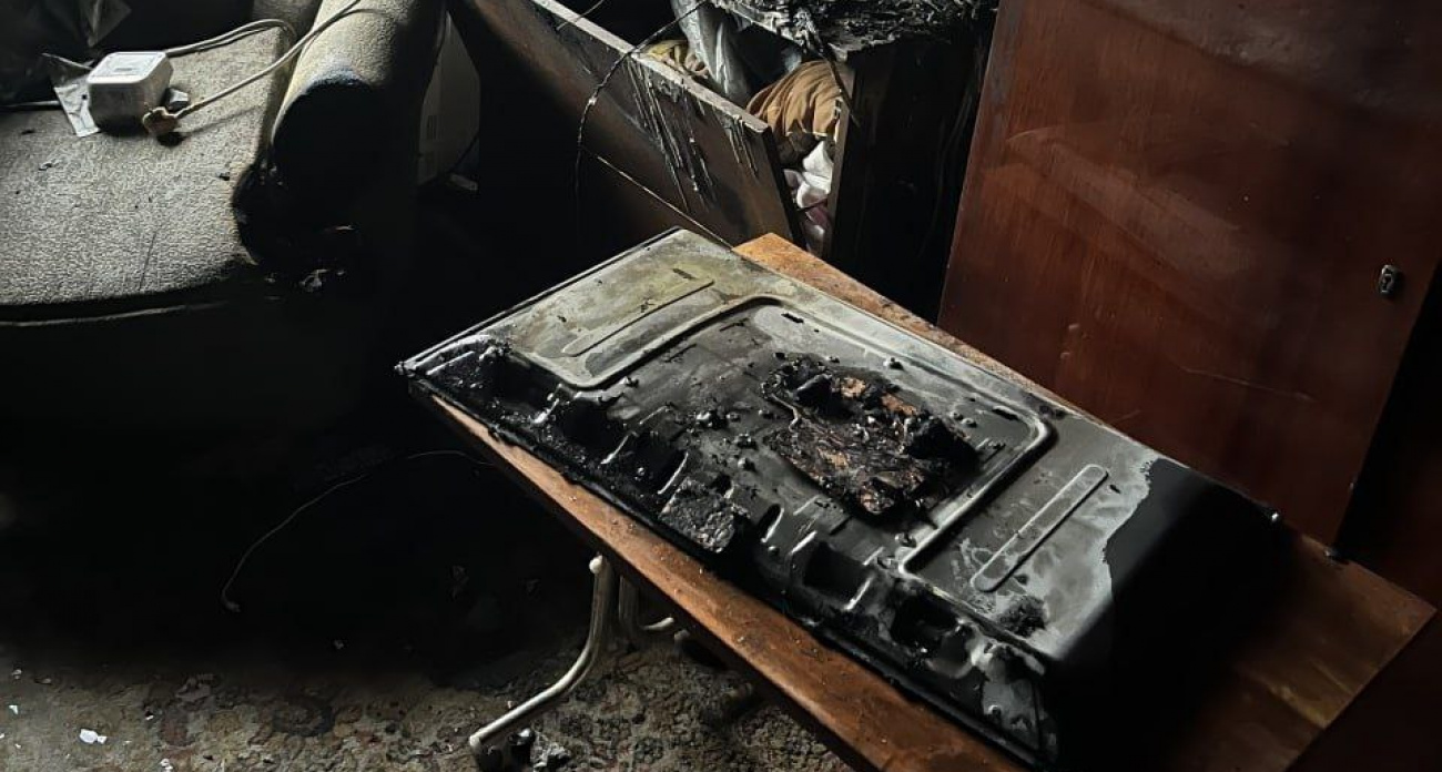 Из-за телевизора в Дзержинске загорелась квартира