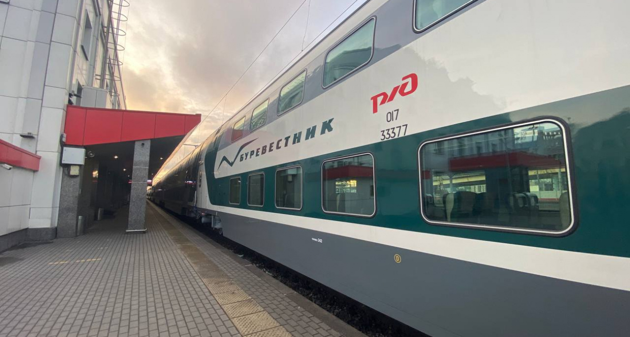 Двухэтажный скоростной поезд начнет регулярно курсировать между Нижним Новгородом и Москвой