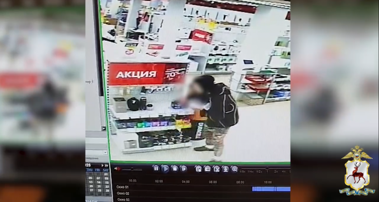 В Арзамасе поймали магазинных воров, которые набрали товаров на 100 тысяч