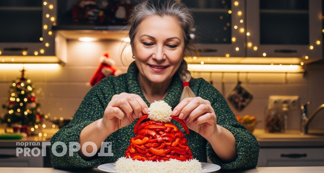 Оливье уже никому не нужно: на Новый год-2026 готовим "Шапку Деда Мороза"