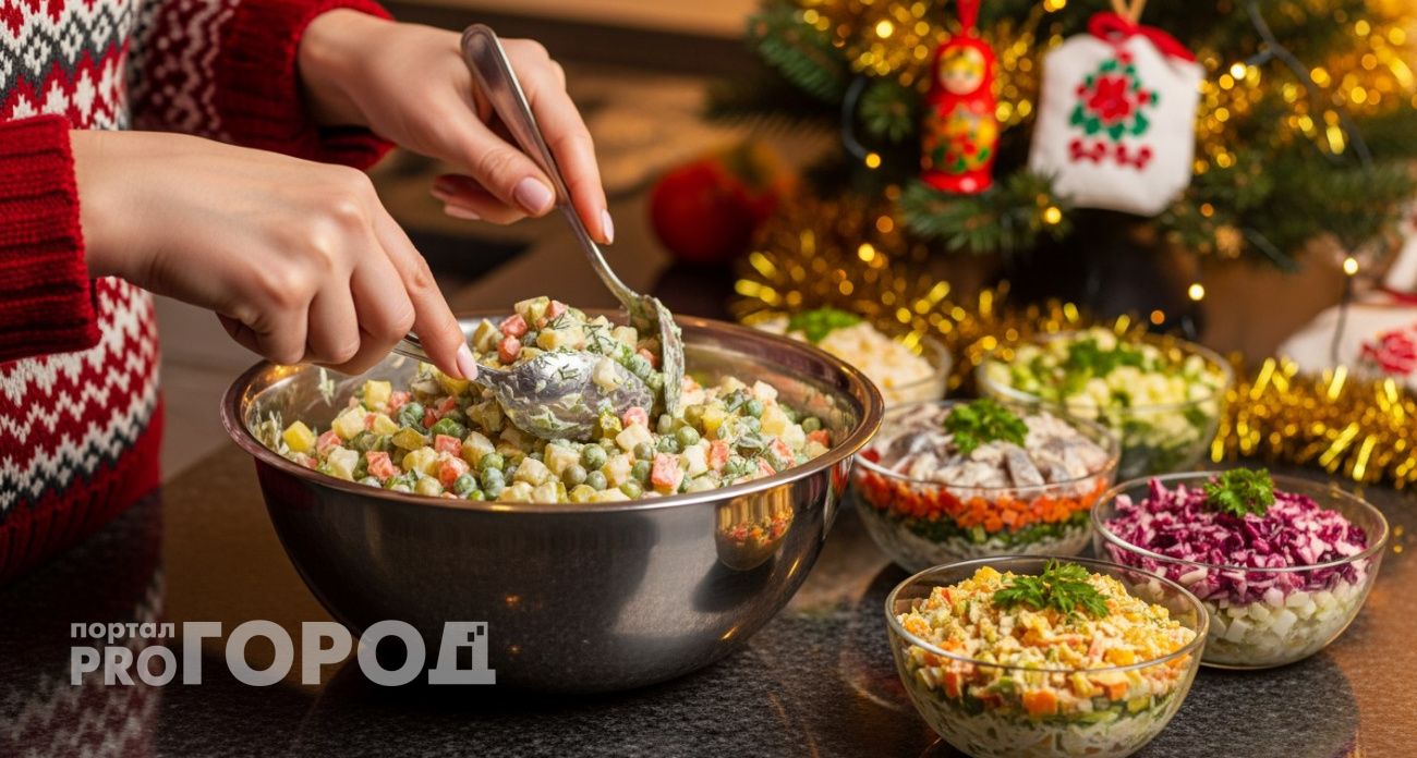 Смешать и на стол: 5 быстрых салатов на Новый год - даже у плиты стоять не нужно